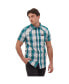 Фото #1 товара Men's Stavo Short Sleeve Check Shirt