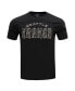 Фото #3 товара Men's Black Seattle Kraken Wordmark T-shirt