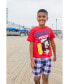 ფოტო #2 პროდუქტის Boys Mickey Mouse Lion King Simba T-Shirt and Shorts Outfit Set to