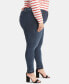 Фото #3 товара Trendy Plus Size 721 High-Rise Skinny Jeans