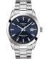 ფოტო #1 პროდუქტის Men's Swiss Automatic T-Classic Gentleman Powermatic 80 Silicium Stainless Steel Bracelet Watch 40mm