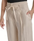 Фото #4 товара Women's High Rise Tie-Waist Wide Leg Pants