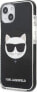 Karl Lagerfeld Etui Karl Lagerfeld KLHCP13MTPECK Apple iPhone 13 hardcase czarny/black Choupette Head - фото #2