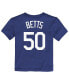 Фото #4 товара Toddler Los Angeles Dodgers Name and Number Player T-Shirt - Mookie Betts