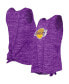 ფოტო #1 პროდუქტის Women's Purple Los Angeles Lakers Space Dye Active Tank Top