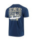 Фото #4 товара Men's Navy Navy Midshipmen Local Comfort Color T-shirt