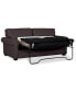 Фото #12 товара Orid 77" Full Roll Arm Leather Sleeper, Created for Macy's