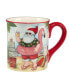 Фото #3 товара Santa's Wish 16 oz Mugs Set of 4