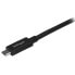 Фото #3 товара StarTech.com USB-C to USB-C Cable - M/M - 1 m (3 ft.) - USB 3.0 (5Gbps) - 1 m - USB C - USB C - USB 3.2 Gen 1 (3.1 Gen 1) - Male/Male - Black