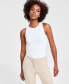 Фото #3 товара Crewneck Sleeveless Jersey Bodysuit, Created for Macy's