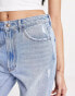 Женские джинсы Stradivarius Locker geschnittene Dad-Jeans im 90er-Stil in Hellblau BLAU, 32 - фото #3