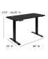 Electric Height Adjustable Standing Desk - 48" Wide X 24" Deep