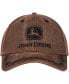 Фото #2 товара Men's Brown John Deere Classic Oil Skin Adjustable Hat