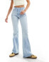 Tommy Jeans Slyvia high rise flare jeans in light wash