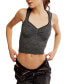 ფოტო #1 პროდუქტის Women's Love Letter Textured Sweetheart Cami