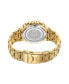 ფოტო #3 პროდუქტის Men's Diamond (1/5 ct. t.w.) Watch in 18k Gold-plated Stainless-steel Watch 48mm