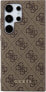 Guess Guess 4G Metal Gold Logo - Etui Samsung Galaxy S24 Ultra (brązowy)