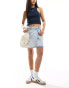 Фото #1 товара Vero Moda denim mini skort in light blue