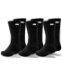 ფოტო #1 პროდუქტის Men's Cushion Cotton Crew Socks 3 Pack