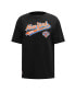 ფოტო #3 პროდუქტის Women's Black New York Knicks Script Boyfriend T-Shirt