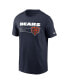 ფოტო #2 პროდუქტის Men's Navy Chicago Bears Division Essential T-shirt