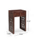 Ornate Traditional End Table With Storage Drawer