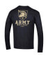 Фото #2 товара Men's Black Army Black Knights Team Stack Long Sleeve T-shirt