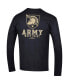 Men's Black Army Black Knights Team Stack Long Sleeve T-shirt M - фото #2