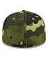 Фото #5 товара Men's Camo Cincinnati Reds 2022 Armed Forces Day On-Field Low Profile 59FIFTY Fitted Hat
