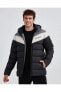 M Outerwear Colorblock Padded Jacket Erkek Siyah Mont S222069-001