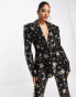 Фото #1 товара ASOS DESIGN star sequin blazer in black