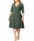 Фото #1 товара Платье женское KIYONNA Essential Wrap с 3/4 рукавами