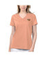 ფოტო #1 პროდუქტის Women's Coral Cincinnati Bengals Game Time V-Neck T-shirt