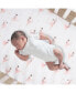 Фото #3 товара Ballerina Baby Breathable 100% Cotton Fitted Crib Sheet - White