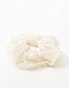 Фото #4 товара DesignB London crochet hair scrunchie in beige