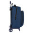 Школьный рюкзак с колесиками BlackFit8 Urban Чёрный Тёмно Синий (32 x 42 x 15 cm)