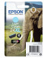 Фото #1 товара Epson Elephant Singlepack Light Cyan 24XL Claria Photo HD Ink - High (XL) Yield - Pigment-based ink - 9.8 ml - 740 pages - 1 pc(s)