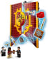 Фото #3 товара Lego 76409 Harry Potter house banner Gryffindor set, Hogwarts crest, castle common room toy or wall display, fold up travel toy, collectible with 3 mini figures.