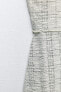 Фото #8 товара Жаккардовое платье с рельефным узором ZARA