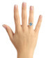 ფოტო #2 პროდუქტის Sky Blue Topaz (3-5/8 ct. t.w.) Ring in 14K White Gold