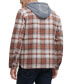 Men's Faux Sherpa Lined Flannel Shirt Jacket