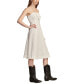 Women's Cotton Linen Sleeveless Midi Dress