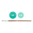 Фото #4 товара Кисть для рисования с короткой деревянной ручкой MILAN Polybag 12 Round School Paintbrushes Series 101 Nº 4