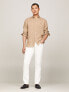 Regular Fit Pigment-Dyed Linen Shirt