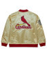 Фото #4 товара Men's Gold St. Louis Cardinals OG 2.0 Lightweight Satin Full-Zip Jacket
