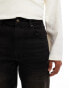 Фото #4 товара ASOS DESIGN straight jeans with brown tint in washed black