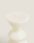 Фото #5 товара (610 g) white petals scented candle candlestick