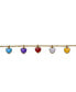 Фото #2 товара 14k Yellow Gold Plated Adjustable Bracelet with Multi-Colored Enameled Heart Charms for Toddler/Kids