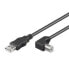 Wentronic 5m USB 2.0 A/B - 5 m - USB A - USB 2.0 - Male/Male - 480 Mbit/s - Black