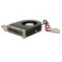 Фото #2 товара StarTech.com Expansion Slot Rear Exhaust Cooling Fan with LP4 Connector - Cooler - 2200 RPM - 32 dB - 6.9 cfm - Black